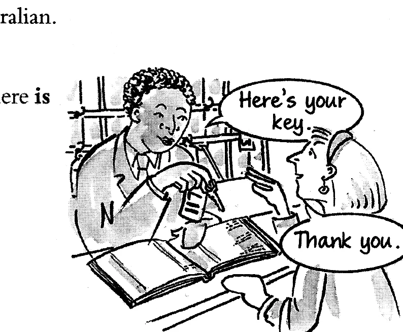 Here's your key - Thank you